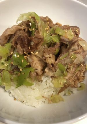 簡単！ネギ塩豚丼-レシピのメイン写真