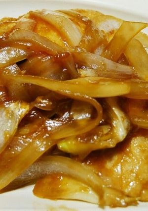 鶏むね肉の生姜焼き-レシピのメイン写真