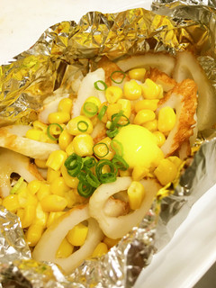 バター醤油がたまらん☆ちくわのホイル焼き-レシピのメイン写真