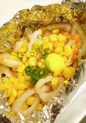 バター醤油がたまらん☆ちくわのホイル焼き-レシピのメイン写真