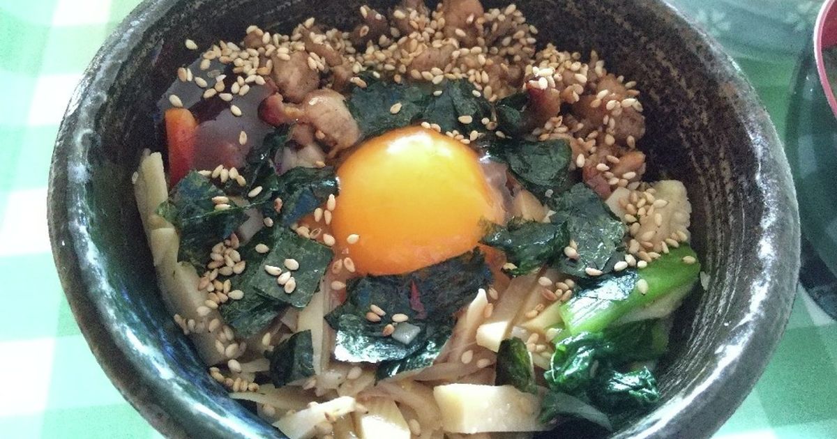 本格☆やみつきビビンバ丼 by みのり食堂 【クックパッド】 簡単