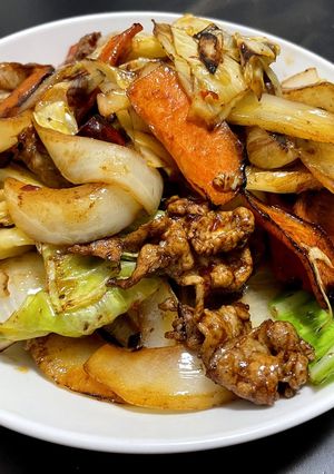 豚小間で作る回鍋肉-レシピのメイン写真