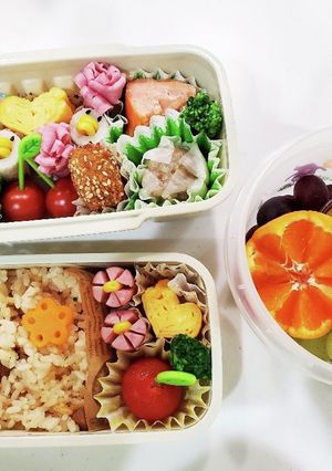 中学1年女子、お弁当-レシピのメイン写真