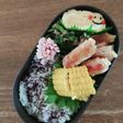 JK☆豚肉のチーズと大葉巻き弁当♪