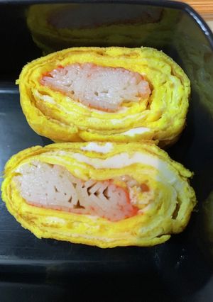 かにかま玉子焼き-レシピのメイン写真