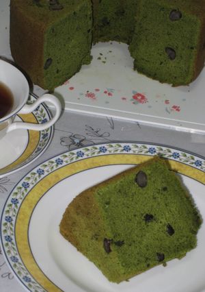 シルクのような抹茶シフォン-レシピのメイン写真