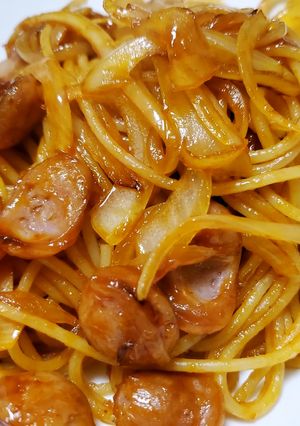 昔なつかしケチャップナポリタン（深夜食堂-レシピのメイン写真