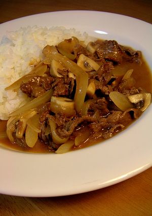 我が家の即席ハヤシライス-レシピのメイン写真