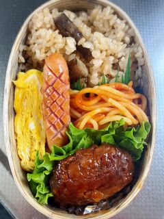 鶏ごぼうご飯弁当-レシピのメイン写真