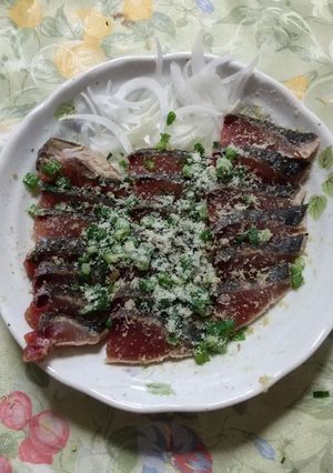 カツオのタタキ-レシピのメイン写真