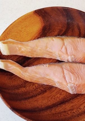 何食べ☆ゆで塩鮭のおろしレモン添え-レシピのメイン写真