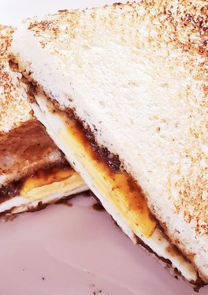 ホットサンド～カレー&たまご～-レシピのメイン写真
