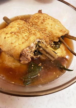 食欲ない　作りたくない　手抜　肉きつね巻-レシピのメイン写真