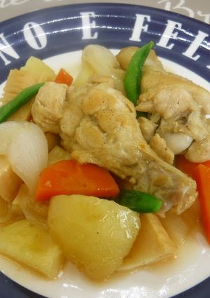 じゃが芋と手羽元のコンソメ煮-レシピのメイン写真