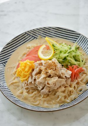 生こんにゃく麺のごまだれ冷やし中華-レシピのメイン写真