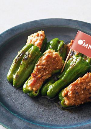 ピーマンのOMNIミンチ詰め-レシピのメイン写真
