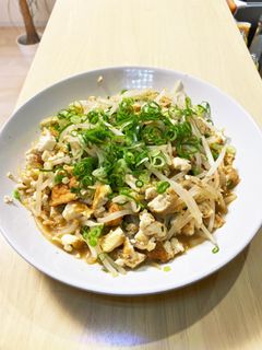 簡単!シンプル!厚揚げともやしの炒め物-レシピのメイン写真