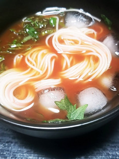 トマトそうめん、1人ランチに。-レシピのメイン写真