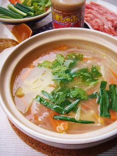 千切り野菜のしゃぶしゃぶ鍋-レシピのメイン写真