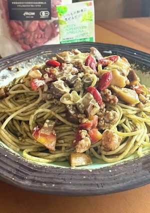 野菜たっぷりスピルリナ入りボロネーゼ-レシピのメイン写真