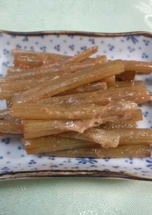 蕗のナムル-レシピのメイン写真