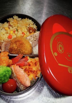 ノアちゃんの炒飯弁当(+≧∀≦+)-レシピのメイン写真