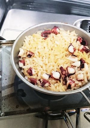 シェラカップ炊飯：たこ飯-レシピのメイン写真
