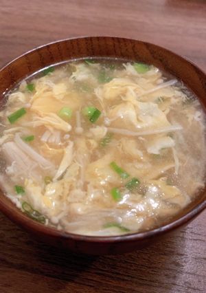 きのこと卵の中華スープ-レシピのメイン写真