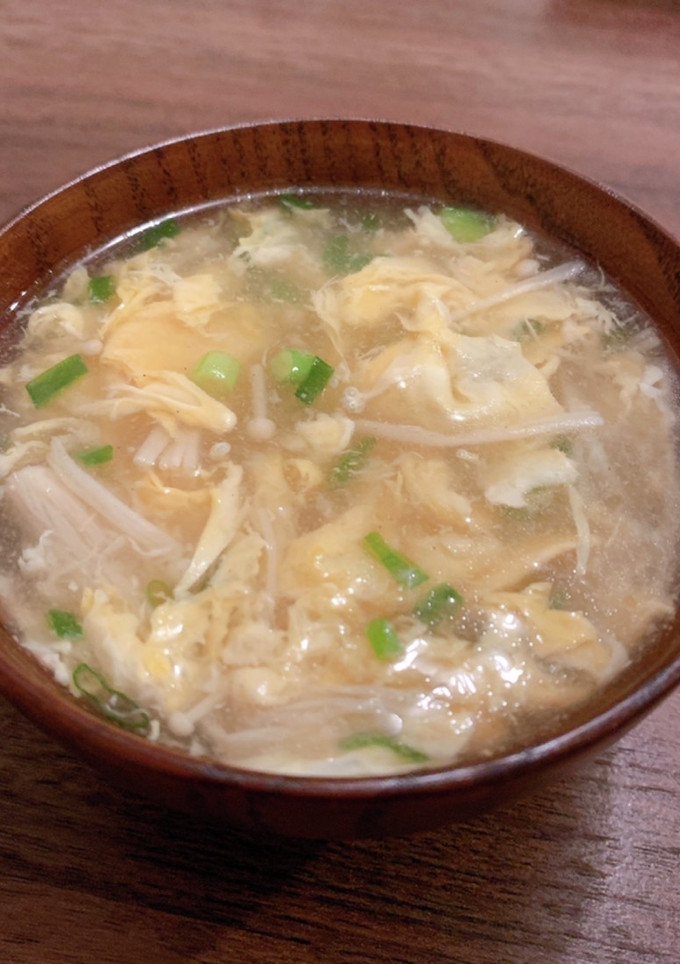 きのこと卵の中華スープ-レシピのメイン写真