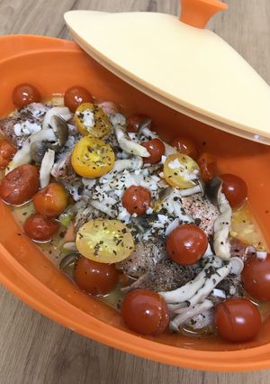 電子レンジで☆アクアパッツァ-レシピのメイン写真