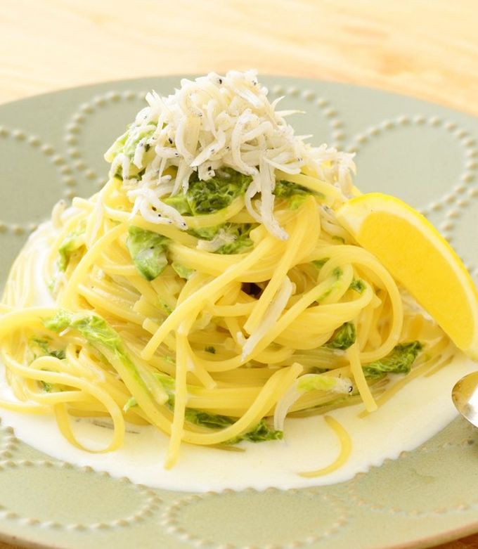 しらすとあおさのミルクパスタ-レシピのメイン写真