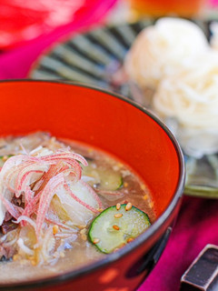 爽やか!!さば水煮缶の冷やしそうめん-レシピのメイン写真
