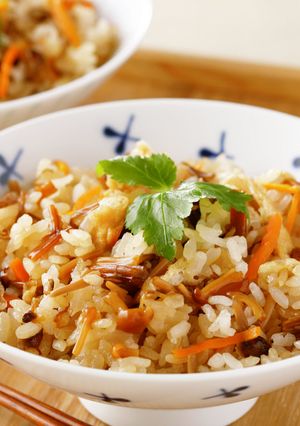 なめ茸炊き込みご飯-レシピのメイン写真