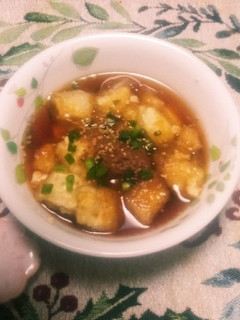簡単に!母親直伝!揚げだし豆腐-レシピのメイン写真