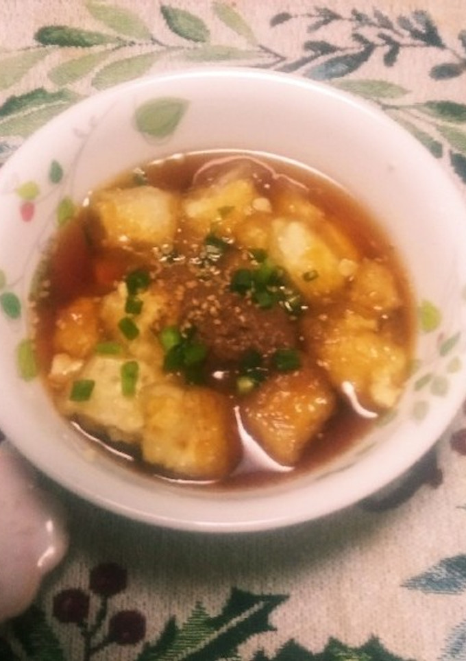 簡単に！母親直伝！揚げだし豆腐-レシピのメイン写真