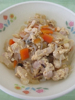 【保育園給食】親子丼-レシピのメイン写真
