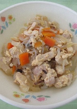 【保育園給食】親子丼-レシピのメイン写真