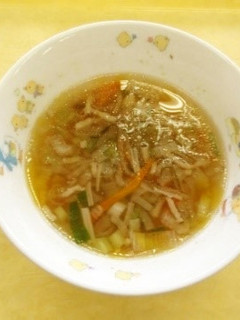 【保育園給食】切り干し大根のスープ-レシピのメイン写真