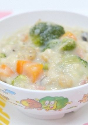 【保育園給食】マカロニのクリーム煮-レシピのメイン写真