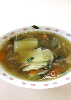 ★新発田市保育園給食★ワンタンスープ-レシピのメイン写真
