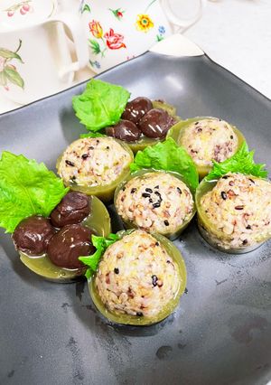 抹茶好き びっ栗 涼菓 いいえ!雑穀ご飯-レシピのメイン写真