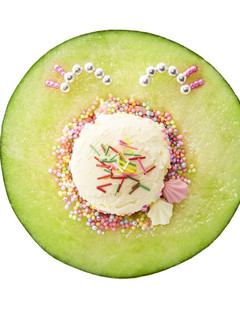 アイスクリーム・メロンスマイル-レシピのメイン写真