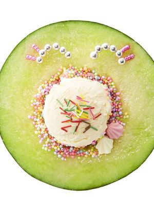 アイスクリーム・メロンスマイル-レシピのメイン写真