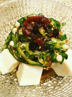 オクラと梅の冷奴-レシピのメイン写真