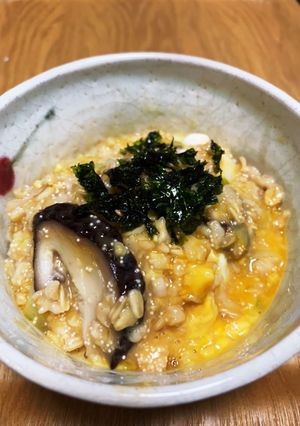 オートミールめんたいこ入りおじや風-レシピのメイン写真