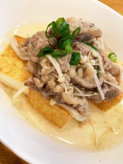 簡単!えのきと牛肉のごちそう餡かけ-レシピのメイン写真