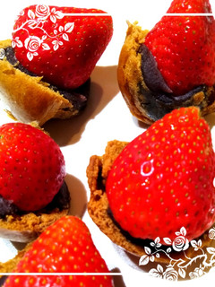 あっという間にいちご饅頭-レシピのメイン写真