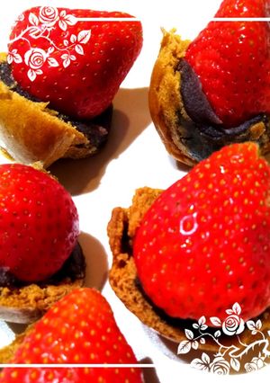 あっという間にいちご饅頭-レシピのメイン写真