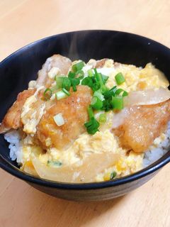 ズボラさんの唐揚げ卵とじ丼...♪*゚-レシピのメイン写真