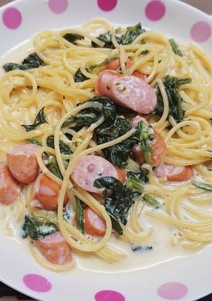 【一人暮らし向け】鍋ひとつで豆乳パスタ-レシピのメイン写真
